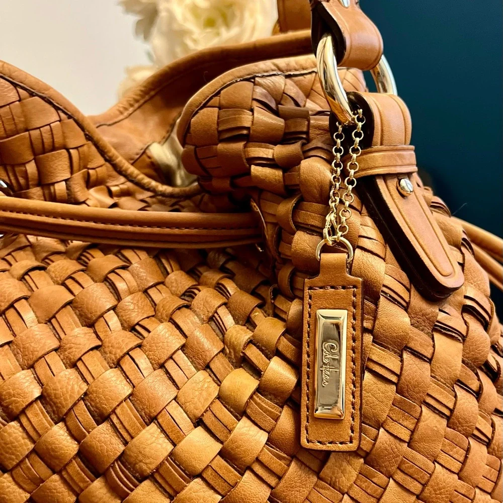 Cole Haan authentic unique basket weave bag - Picture 2 of 7